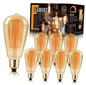 Zh-h2 Zh Electronic Co. Ltd 8-pack Edison Bulbs Antique Vintage Style Incandescent 8 Count Pack Of 1 Zh-h2 Zh Electronic Co. Ltd 8-pack Edison Bulbs Antique Vintage Style Incandescent 8 Count Pack Of 1