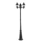 Zl.540sp3-bk Outdoor Post Light In Black 685659045796 Zl.540sp3-bk Outdoor Post Light In Black 685659045796