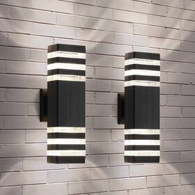 Zsmaiku 762102476977 2 Pack Led Up And Down Lights Outdoor Light Fixture Exterior For Hou Zsmaiku 762102476977 2 Pack Led Up And Down Lights Outdoor Light Fixture Exterior For Hou