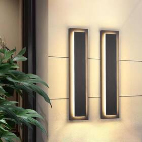 Mk-108-600whsh-2 Zsmaiku 24 In Modern Long Outdoor Wall Lights Exterior For House Led W Mk-108-600whsh-2 Zsmaiku 24 In Modern Long Outdoor Wall Lights Exterior For House Led W