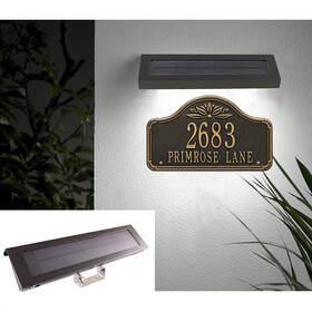 Zuozuoya 709016744358 Solar Lights Outdoor For House Numbers - Black Adjustable Light Zuozuoya 709016744358 Solar Lights Outdoor For House Numbers - Black Adjustable Light