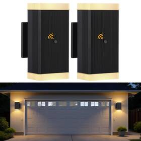 Y008bt-1 Zuukole Dusk To Dawn Outdoor Lighting Waterproof Exterior Wall Lantern Anti-rust Al