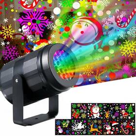 Plu100 Zzhmasplay Christmas Projector Lights Indoor Outdoor 16 Patterns Led Black