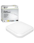 Commercial Electric 12 In. Dimmable Led White Square Flush Mount Ceiling Light. Fixed Price $16.50.