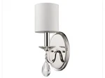 Lily Acclaim Lighting Transitional One Wall Sconce Polished Nickel Finish. Fixed Price $54.99.