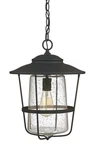 Capital Lighting 9604 Black Creekside Single 13"W Outdoor Pendant. Fixed Price $414.00.