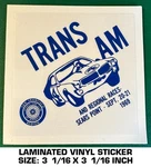 Trans Am Sears Point Sept 1969 Vinyl Decal Sticker-vintage Racing-scca-javelin. Fixed Price $7.88.