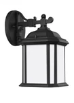 Sea Gull Lighting Kent Outdoor Wall Lantern, Black 84529EN3-12. Fixed Price $17.99.