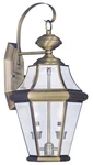 Livex Lighting 2261 Georgetown 20-3/4" Tall Outdoor Wall Brass. Fixed Price $289.96.
