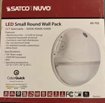 Nuvo Lighting 65/752 Brentwood Led 9 Inch White Outdoor Wall Pack. Fixed Price $35.00.