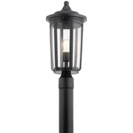 Kichler Fairfield Outdoor 1 Light Post Mount, Black - 49895BK. Fixed Price $219.97.
