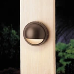 Kichler 15064AZT Six Groove 4" 12V Half Moon Deck In Textured Architectural. Fixed Price $114.99.