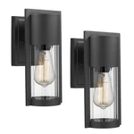 Osimir Outdoor Wall Lights, 2 Pack Exterior Lighting Black(no-sensor). Fixed Price $103.70.