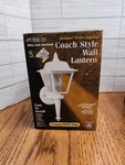 Prestigeline Coach Style Wall Lantern PT-998-30 White Cast Alumin Outside Light. Fixed Price $29.99.