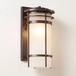 Possini Euro Design Theola Modern Outdoor Wall Light Fixture Bronze Led 12 3/4". Fixed Price $250.01.