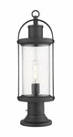 Z-lite 569PHM-557P-BK Roundhouse Light 114 Inch Black Outdoor Post Mount. Fixed Price $310.00.
