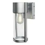 Hampton Bay Kempster 14IN. Modern Brushed Nickel Outdoor Wall Cylinder Sconce. Fixed Price $34.99.