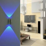 New Double-headed Led Wall Lamp Sconce Bar Porch Ceiling Blue Home Lights. Fixed Price $13.85.