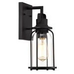 Chloe Lighting Clarke Transitional 1 Textured Black Outdoor Wall.... Fixed Price $45.16.