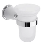 Franz Viegener Chess Glass Tumbler & Brass Holder, Wall-mount, Polished Chrome. Fixed Price $34.99.