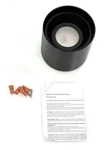 Wac Lighting 5" Led Outdoor Flush Mount Down Light-black FM-W47205-30-BK. Fixed Price $103.10.