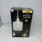 Hampton Bay Exterior Hanging Lantern Solid Brass Beveled Glass Clear. Fixed Price $27.99.