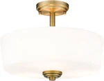 Z-lite 220SF3-HBR Light Semi Flush Mount. Fixed Price $118.50.