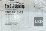 Sea Gull Lighting Hunnington Large Led Outdoor Wall Lantern, Black 8903191S-12. Fixed Price $169.99.