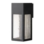 Hinkley Lighting Outdoor Rook Led Medium Wall Mount, Satin Black 1784SK-LL. Fixed Price $211.65.