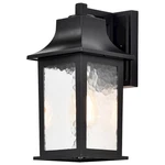 Nuvo Lighting Stillwell 1 Outdoor Small Wall Lantern, Bk/water 60-5959. Fixed Price $77.60.