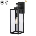 Hukoro 18 In. 1-LIGHT Matte Black Outdoor Wall Lantern With Dusk To Dawn. Fixed Price $32.63.
