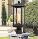 Lnc Modern 1-LIGHT Matte Black Outdoor Weather Resistant Post. Fixed Price $39.99.