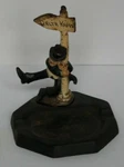 Sigma Nu Kake Walk 1958 Cast Iron Drunk Lamp Light Post Ashtray Delta Kappa. Fixed Price $18.00.