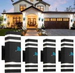 Dusk To Dawn Wall Light Tewei 4 Pack IP65 Black 3000K. Fixed Price $198.91.