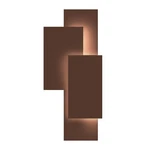 Sonneman 7110-WL Offset Panels 20-3/4" Tall Integrated Led Bronze. Fixed Price $599.00.