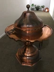 Antique Copper Brazzer/ Fire Pit. Fixed Price $250.00.