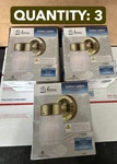 3-PACK Home Impressions Exterior Jelly Jar Outdoor Lantern Light Polished Brass. Fixed Price $38.99.