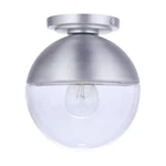 Craftmade Evie Light Outdoor Flush Mount, Satin Aluminum ZA3417-SA. Fixed Price $54.99.