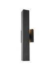 Elegant Lighting OD505W18 Troy 18" Tall Outdoor Wall Sconce - Black. Fixed Price $132.00.