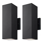 Modern Outdoor Porch Patio 2 Lights With Aluminum Rectangular .... Fixed Price $142.39.