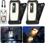 Clip Solar Motion Lights Outdoor Waterproof With 70 Leds, 3 Color Temperature. Fixed Price $50.98.