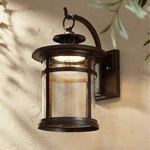 Rustic Outdoor Wall Light Led Bronze Hanging Lantern Sconce Fixture For House. Fixed Price $199.99.