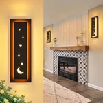 2 Pack Modern Led Outdoor Wall Lights 15.6" Brown Exterior Sconce Lighting. Fixed Price $39.99.