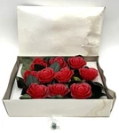 Kurt Adler Red Indoor/outdoor String Light Set 10 Roses Plastic Brass. Fixed Price $41.30.