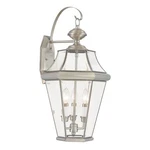 Livex Lighting 2361-91 Georgetown Brushed Nickel Outdoor Wall Lantern. Fixed Price $452.99.