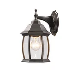 Z-lite Waterdown Outdoor Wall Lt, 7.5X6X11.75", Bronze, Clr Bevel T20-ORB. Fixed Price $62.90.