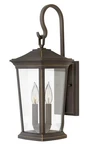 Hinkley Bromley 2-LIGHT Outdoor Small Wall Mount Oil Rubbed Bronze 2364OZ. Fixed Price $299.00.