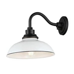 1 Light Outdoor Wall Mount-white/black Finish 93-BEL-4528247 Bailey Street. Fixed Price $107.95.
