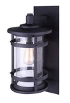 Used Canarm IOL340BK Duffy 1 Light Outdoor Wall LANTERN-7.6 Inches Tall. Fixed Price $97.75.
