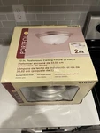Portfolio 13-IN Brushed Nickel Flush Mount Light Two Pack. Fixed Price $20.00.